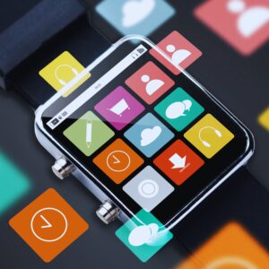 Desarrollo de aplicaciones móviles Valencia - reloj digital con apps